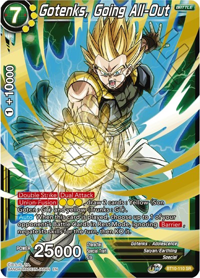 Gotenks, Going All-Out [BT10-110] | Arkham Games and Comics