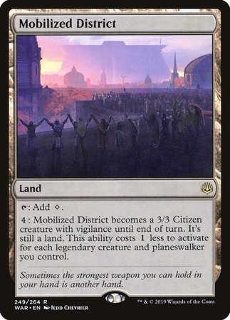 Mobilized District [War of the Spark] | Arkham Games and Comics