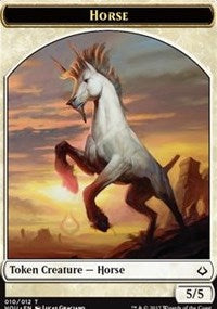 Horse // Zombie Double-sided Token [Hour of Devastation Tokens] | Arkham Games and Comics