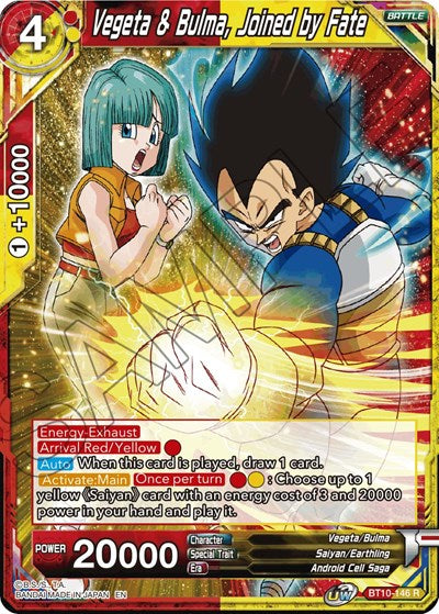 Vegeta & Bulma, Joined by Fate [BT10-146] | Arkham Games and Comics