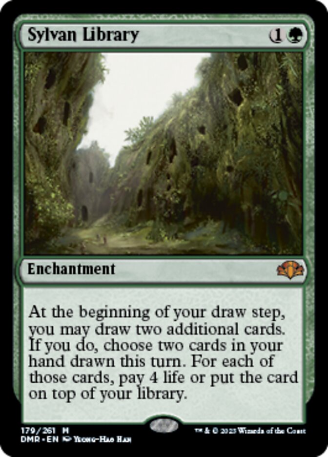 Sylvan Library [Dominaria Remastered] | Arkham Games and Comics