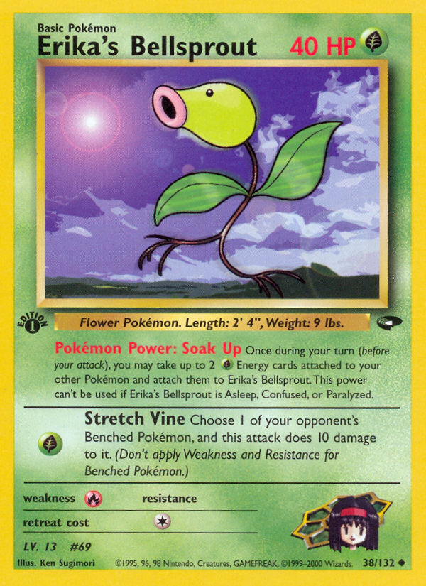 Erika's Bellsprout (38/132) [Gym Challenge 1st Edition] | Arkham Games and Comics