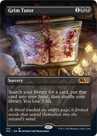 Grim Tutor (Alternate Art) [Core Set 2021] | Arkham Games and Comics