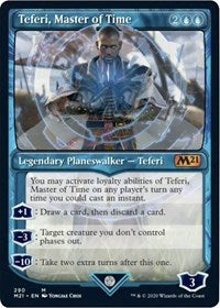 Teferi, Master of Time (Showcase) (290) [Core Set 2021] | Arkham Games and Comics