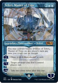 Teferi, Master of Time (Showcase) (291) [Core Set 2021] | Arkham Games and Comics