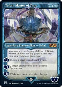 Teferi, Master of Time (Showcase) (292) [Core Set 2021] | Arkham Games and Comics