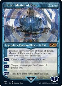 Teferi, Master of Time (Showcase) (293) [Core Set 2021] | Arkham Games and Comics