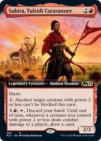 Subira, Tulzidi Caravanner (Extended Art) [Core Set 2021] | Arkham Games and Comics