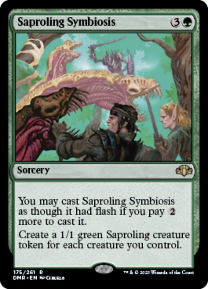 Saproling Symbiosis [Dominaria Remastered] | Arkham Games and Comics