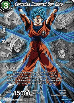 Comrades Combined Son Goku (Alternate Art) [EX01-01] | Arkham Games and Comics