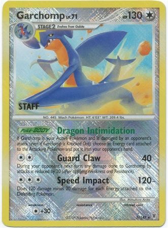 Garchomp (5/147) (Championship Promo Staff) [Platinum: Supreme Victors] | Arkham Games and Comics