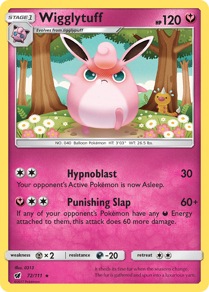 Wigglytuff (72/111) [Sun & Moon: Crimson Invasion] | Arkham Games and Comics