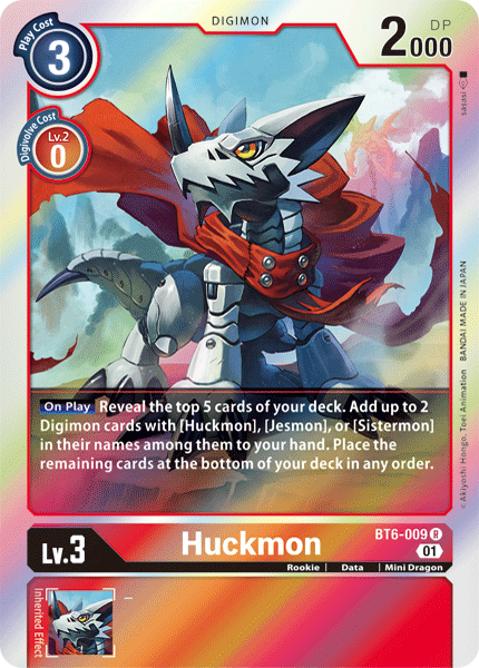 Huckmon [BT6-009] [Double Diamond] | Arkham Games and Comics