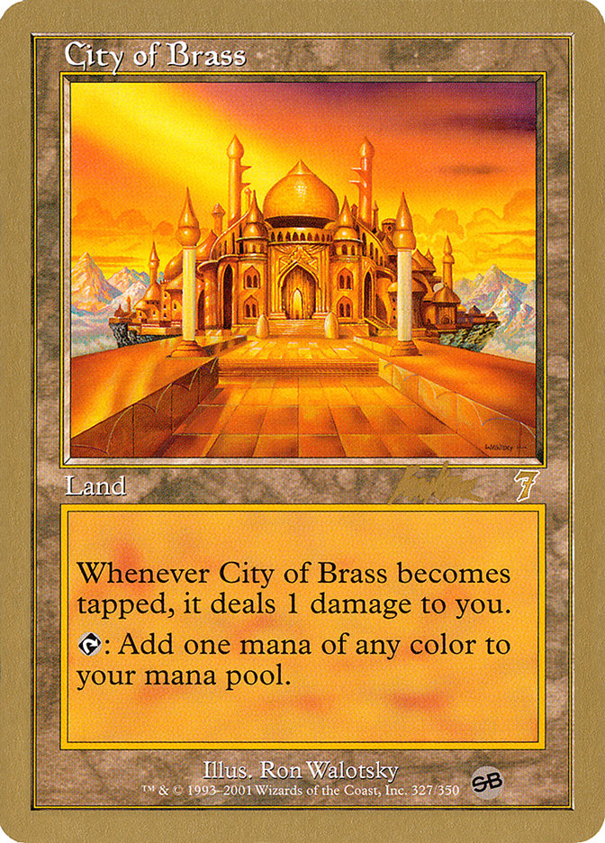 City of Brass (Brian Kibler) (SB) [World Championship Decks 2002] | Arkham Games and Comics