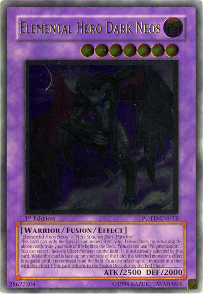 Elemental Hero Dark Neos [POTD-EN033] Ultimate Rare | Arkham Games and Comics