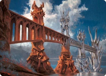 Silverbluff Bridge Art Card [Modern Horizons 2 Art Series] | Arkham Games and Comics