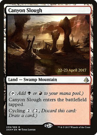 Canyon Slough [Amonkhet Promos] | Arkham Games and Comics