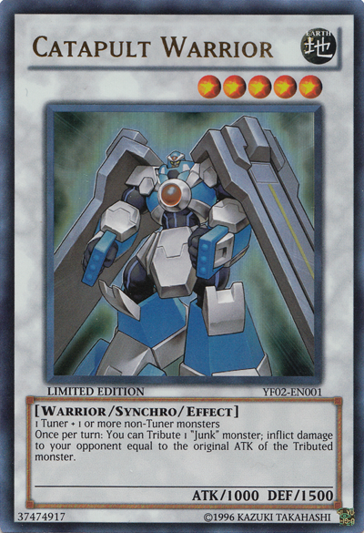 Catapult Warrior [YF02-EN001] Ultra Rare | Arkham Games and Comics