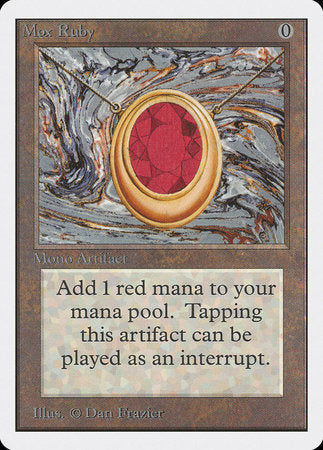 Mox Ruby [Unlimited Edition] | Arkham Games and Comics