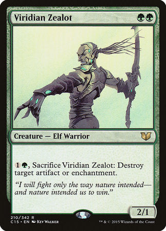 Viridian Zealot [Commander 2015] | Arkham Games and Comics