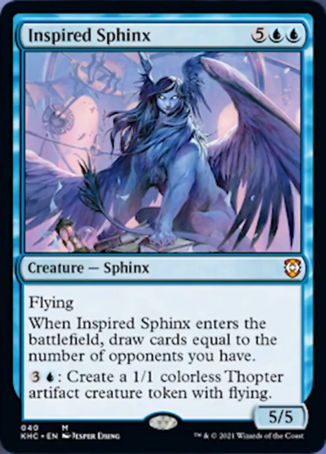 Inspired Sphinx [Kaldheim Commander] | Arkham Games and Comics