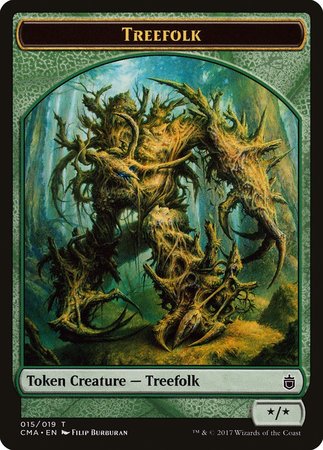 Treefolk Token (015) [Commander Anthology Tokens] | Arkham Games and Comics