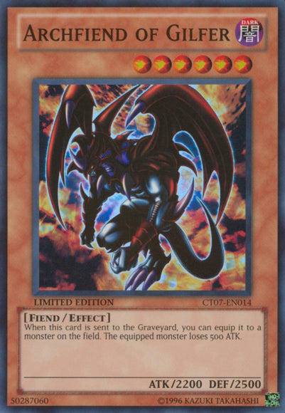 Archfiend of Gilfer [CT07-EN014] Super Rare | Arkham Games and Comics