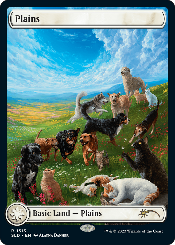 Plains (1513) [Secret Lair Commander Deck: Raining Cats and Dogs] | Arkham Games and Comics