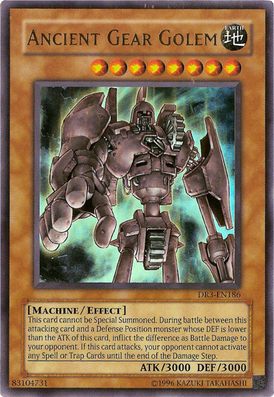 Ancient Gear Golem [DR3-EN186] Ultra Rare | Arkham Games and Comics