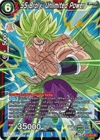 SS Broly, Unlimited Power [BT11-014] | Arkham Games and Comics