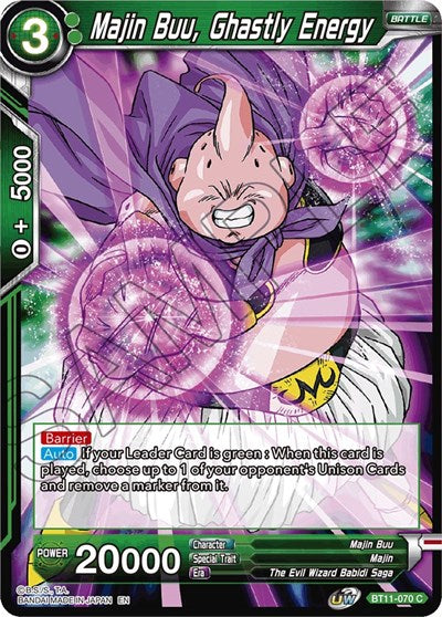 Majin Buu, Ghastly Energy [BT11-070] | Arkham Games and Comics