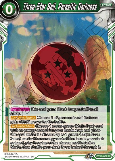 Three-Star Ball, Parasitic Darkness [BT11-087] | Arkham Games and Comics