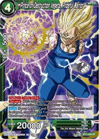 Prince of Destruction Vegeta, Prideful Warrior [BT11-066] | Arkham Games and Comics