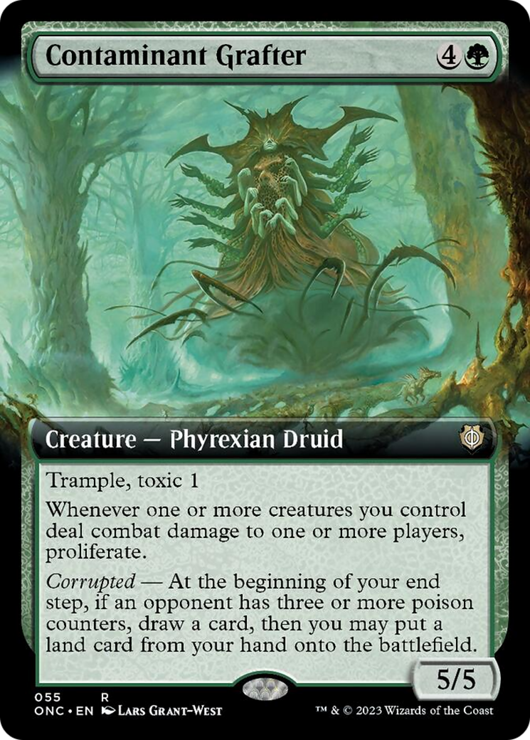 Contaminant Grafter (Extended Art) [Phyrexia: All Will Be One Commander] | Arkham Games and Comics