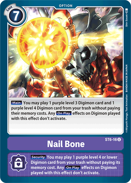 Nail Bone [ST6-16] [Starter Deck: Venomous Violet] | Arkham Games and Comics