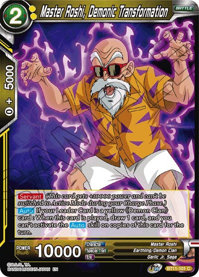 Master Roshi, Demonic Transformation [BT11-101] | Arkham Games and Comics