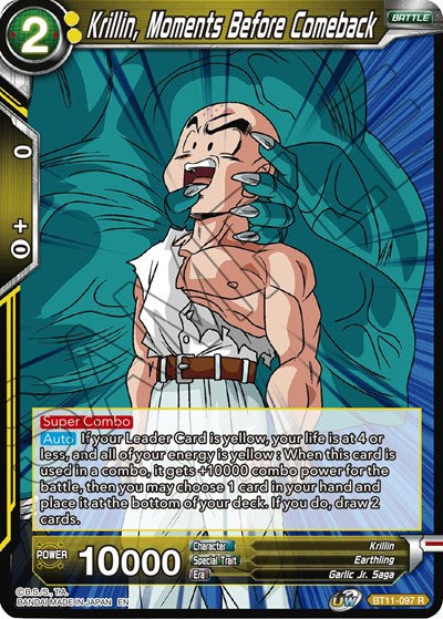 Krillin, Moments Before Comeback [BT11-097] | Arkham Games and Comics