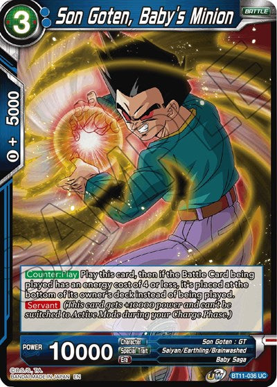 Son Goten, Baby's Minion [BT11-036] | Arkham Games and Comics