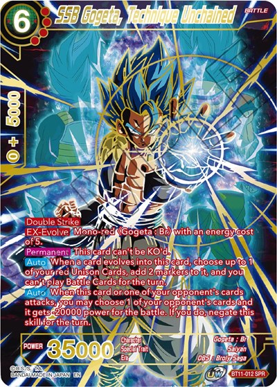 SSB Gogeta, Technique Unchained (SPR) [BT11-012] | Arkham Games and Comics