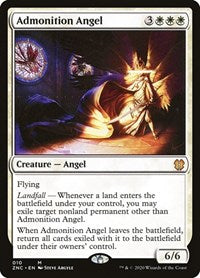 Admonition Angel [Zendikar Rising Commander] | Arkham Games and Comics