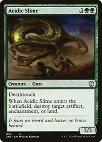 Acidic Slime [Zendikar Rising Commander] | Arkham Games and Comics