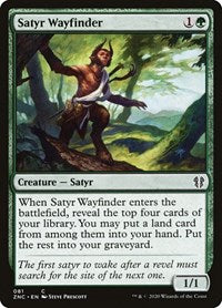 Satyr Wayfinder [Zendikar Rising Commander] | Arkham Games and Comics