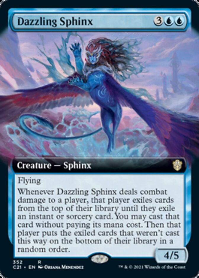 Dazzling Sphinx (Extended) [Commander 2021] | Arkham Games and Comics