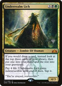 Underrealm Lich [Promo Pack: Zendikar Rising] | Arkham Games and Comics