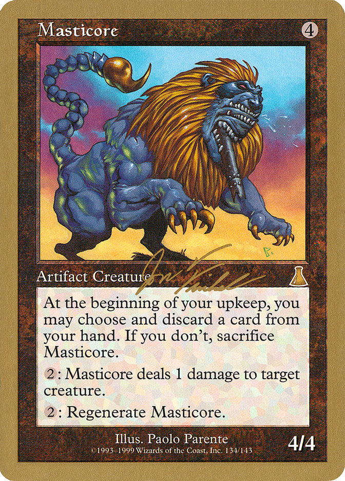 Masticore (Jon Finkel) [World Championship Decks 2000] | Arkham Games and Comics