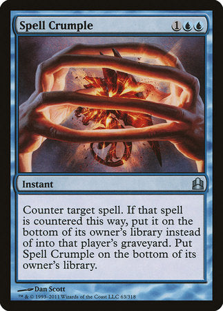 Spell Crumple [Commander 2011] | Arkham Games and Comics