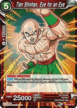 Tien Shinhan, Eye for an Eye [DB3-006] | Arkham Games and Comics