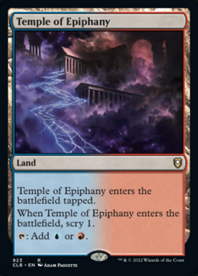 Temple of Epiphany [Commander Legends: Battle for Baldur's Gate] | Arkham Games and Comics