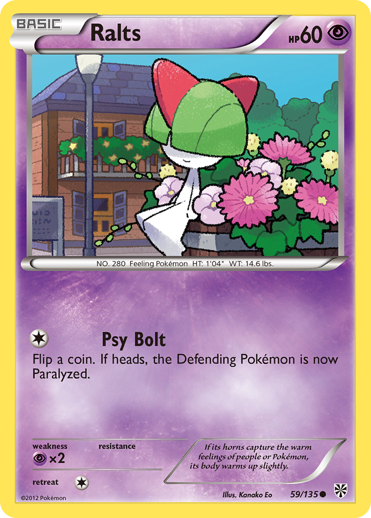 Ralts (59/135) [Black & White: Plasma Storm] | Arkham Games and Comics