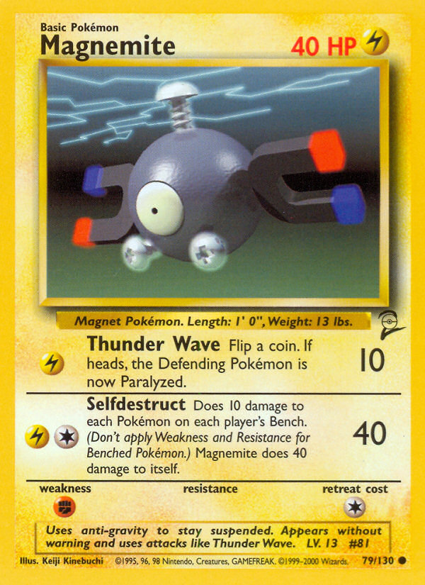 Magnemite (79/130) [Base Set 2] | Arkham Games and Comics